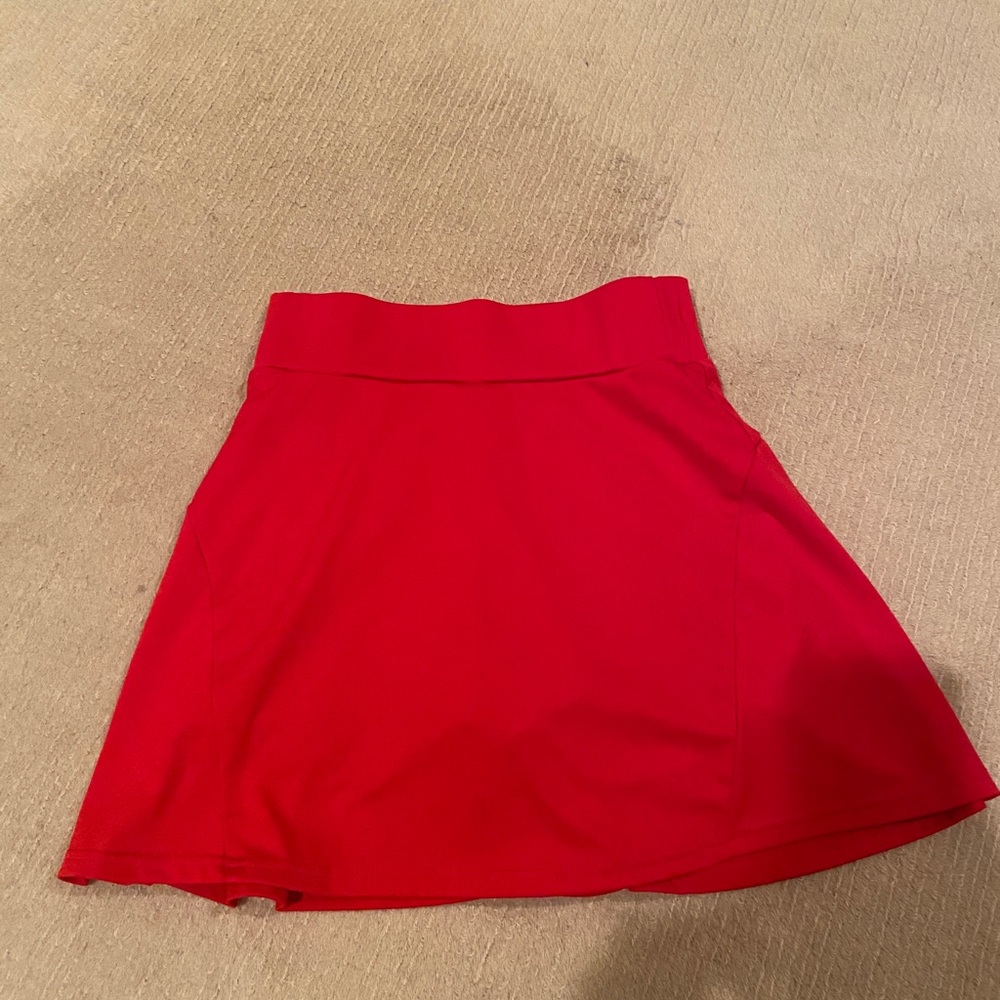 Werena red medium golf/tennis skirt